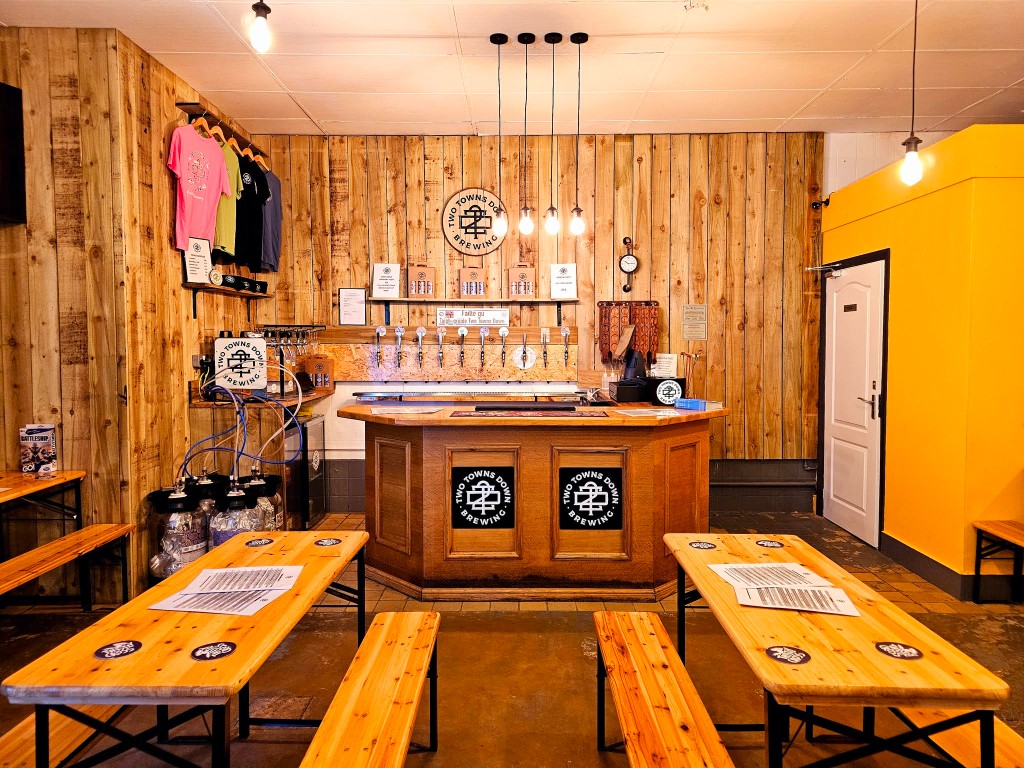 Two Towns Down taproom
